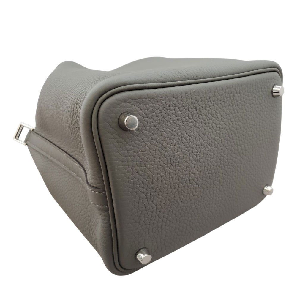 エルメス HERMES ピコタンロックPM トリヨン グリメイヤ― SV金具 W刻印
