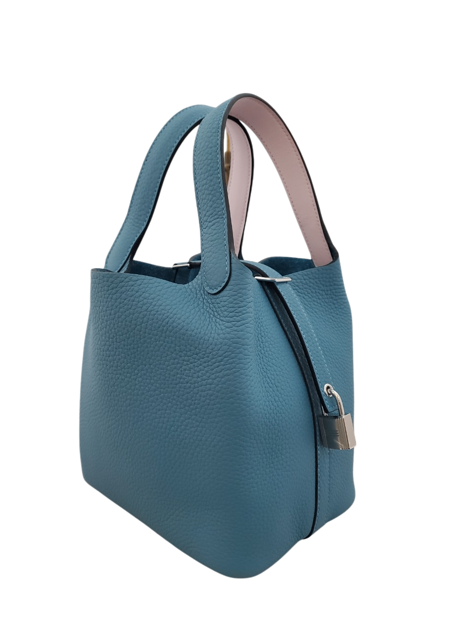 エルメス HERMES ピコタンロックPM ニューブルージーン/モーヴペール トリヨン W刻印 SV金具