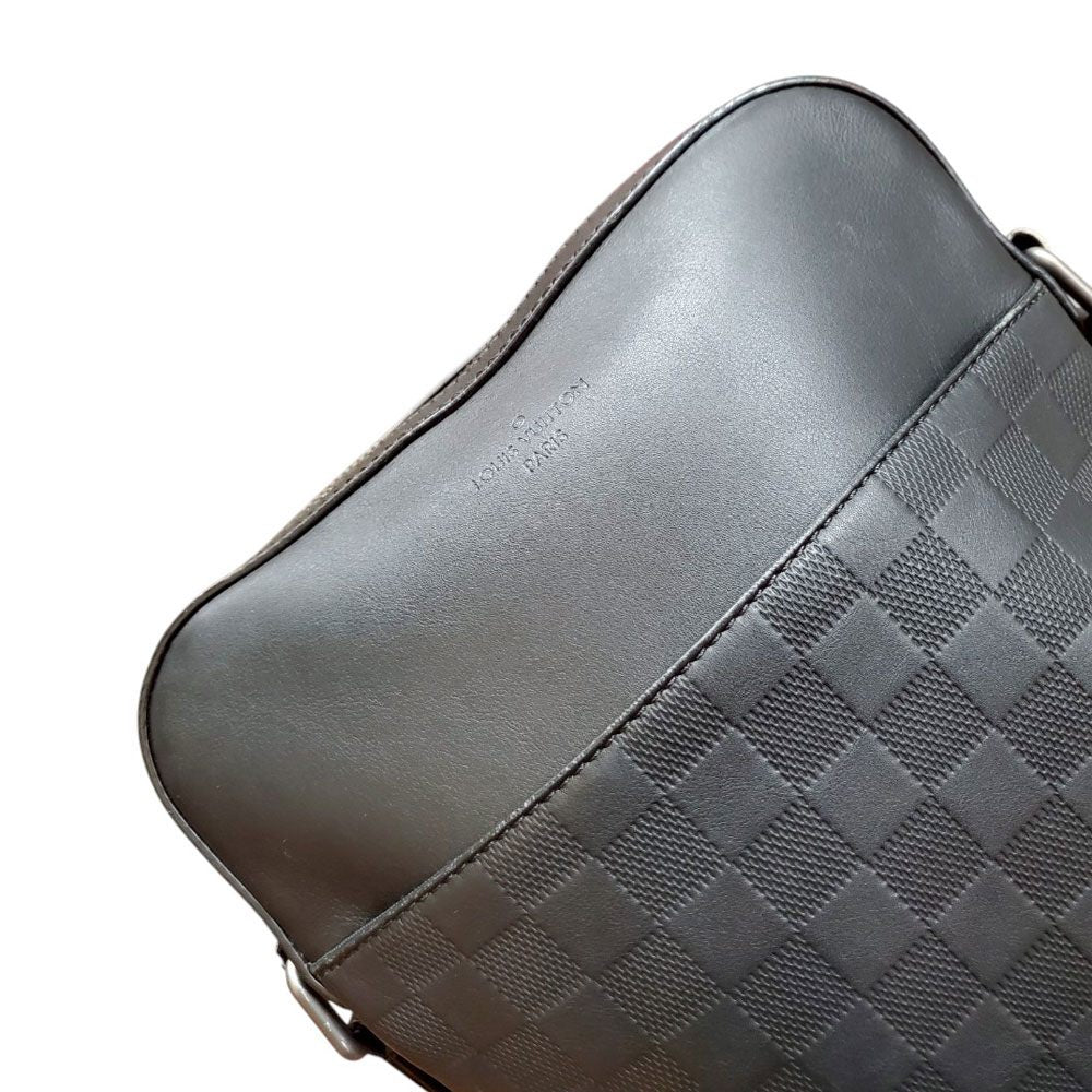 ルイヴィトン LOUIS VUITTON ダミエ・アンフィニ ポシェット ディストリクト N23355