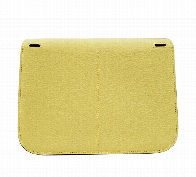 エルメス HERMES アルザン25 ヴェルソ トリヨン リモンチェッロ/ビスキュイ B刻印 SV金具