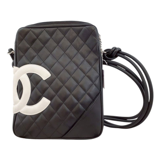 シャネル CHANEL  カーフスキン  カンボンライン  CCマーク  ミディアムポシェット  A25178