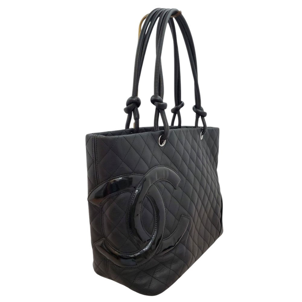 CHANEL Lambskin Cambon Line Large Tote Bag A25168