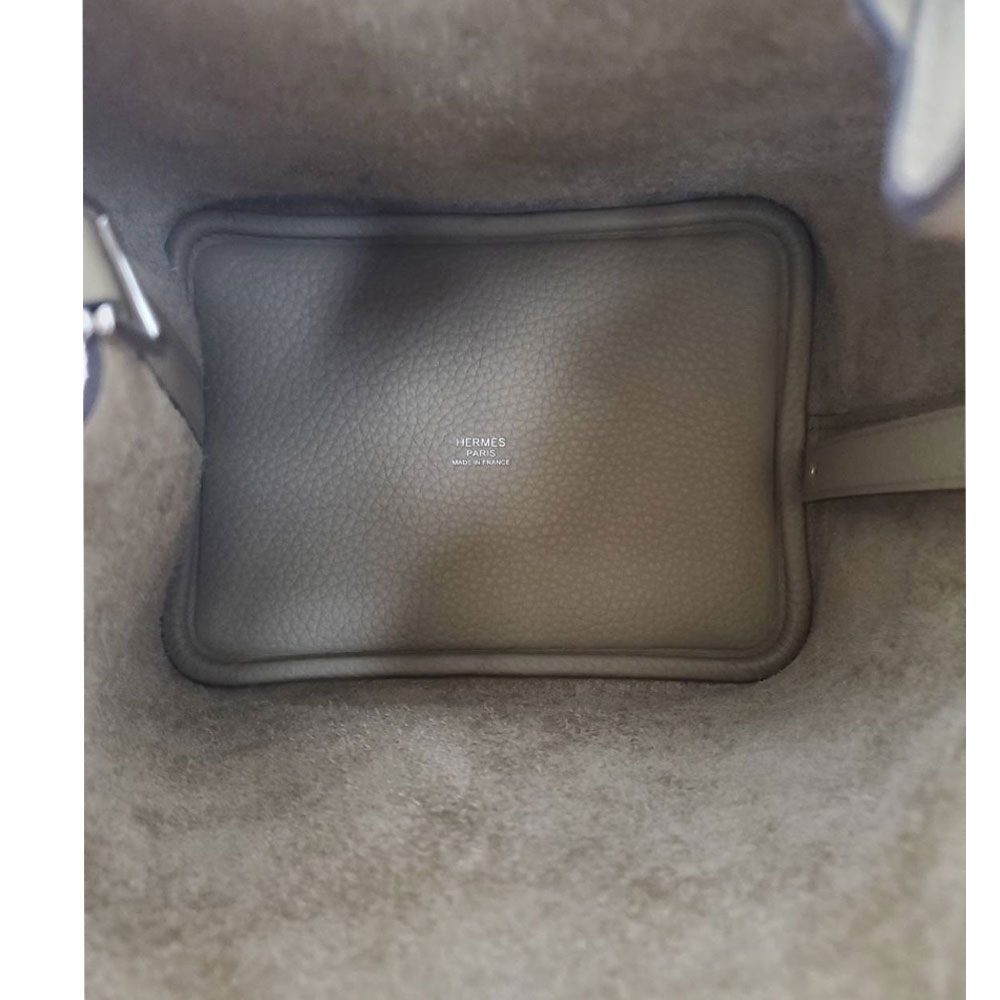 エルメス HERMES ピコタンロックPM トリヨン ベージュマルファ W刻印 SV金具