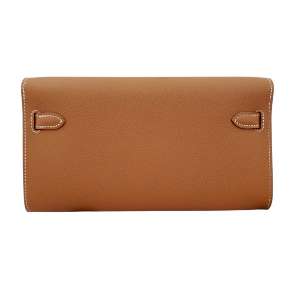 エルメス HERMES ケリートゥーゴー ショルダーウォレット エプソン ゴールド G金具 W刻印
