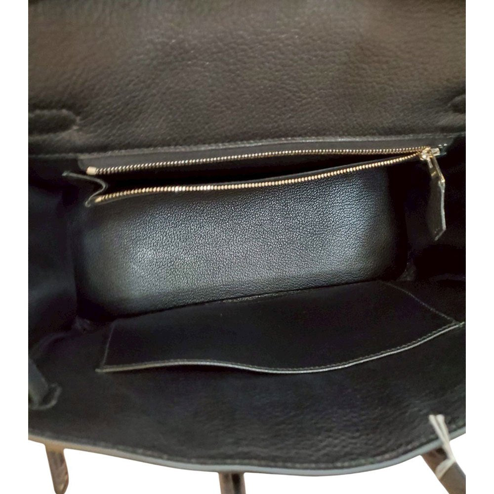 エルメス HERMES バーキン25 ノワール トゴ C刻印 SV金具