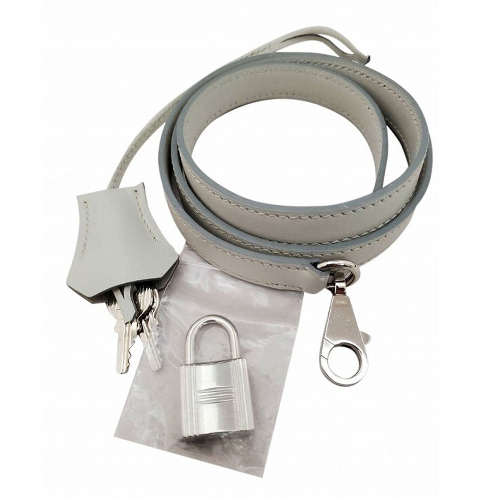 Hermes Kelly 28, box calf, grey