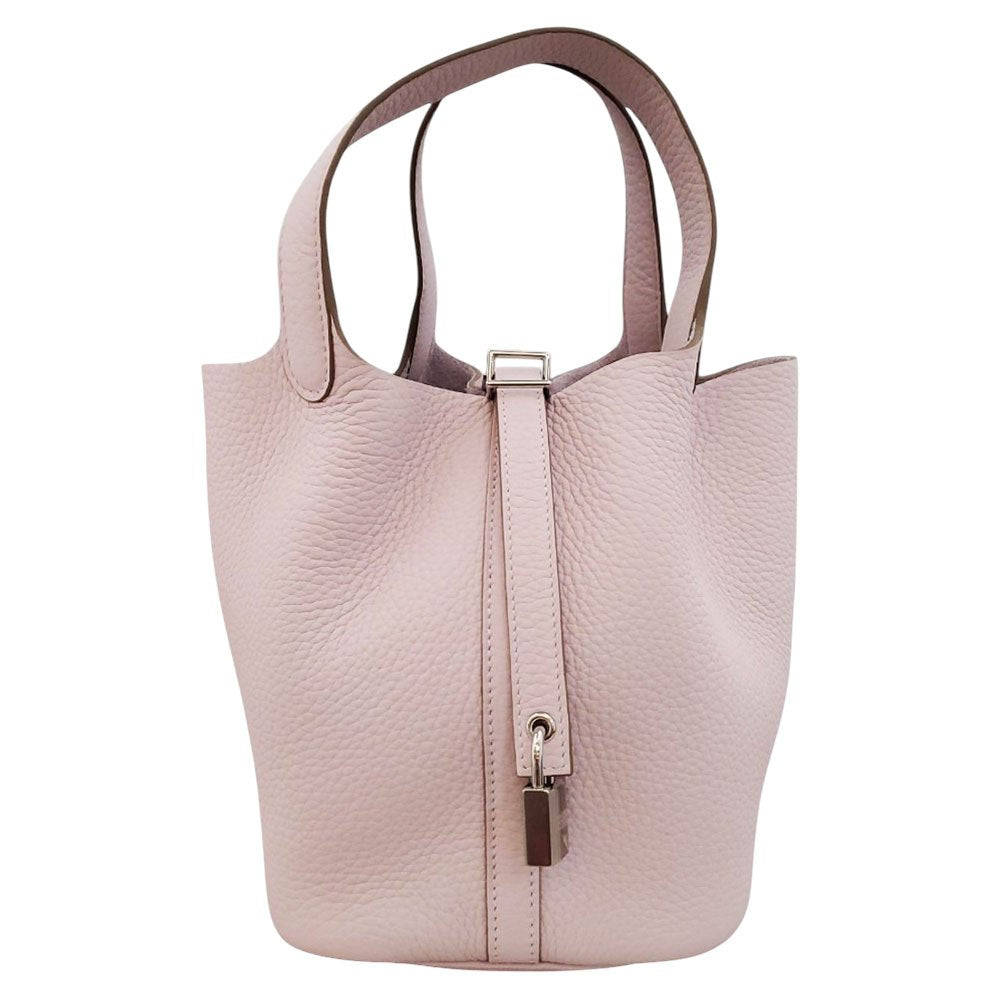 エルメス HERMES ピコタンロックPM トリヨン モーヴペール SV金具 W刻印