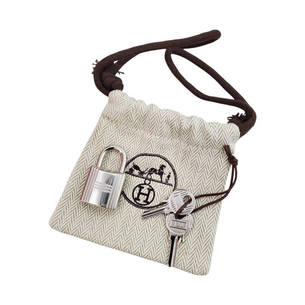 エルメス HERMES ピコタンロックPM トリヨン オレンジ SV金具 W刻印
