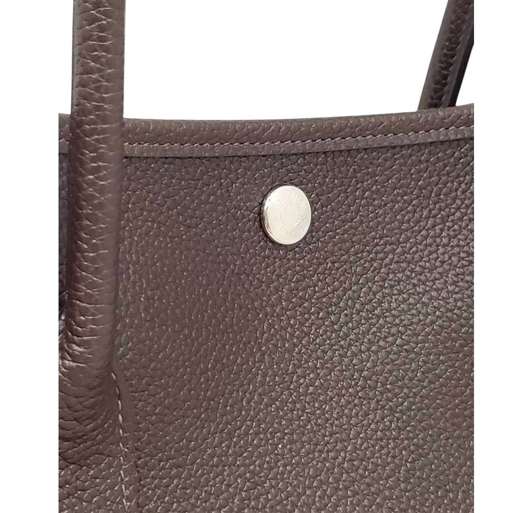エルメス HERMES ガーデンパーティPM ニコチン・コカオン ネゴンダ G刻印 SV金具/AT260642