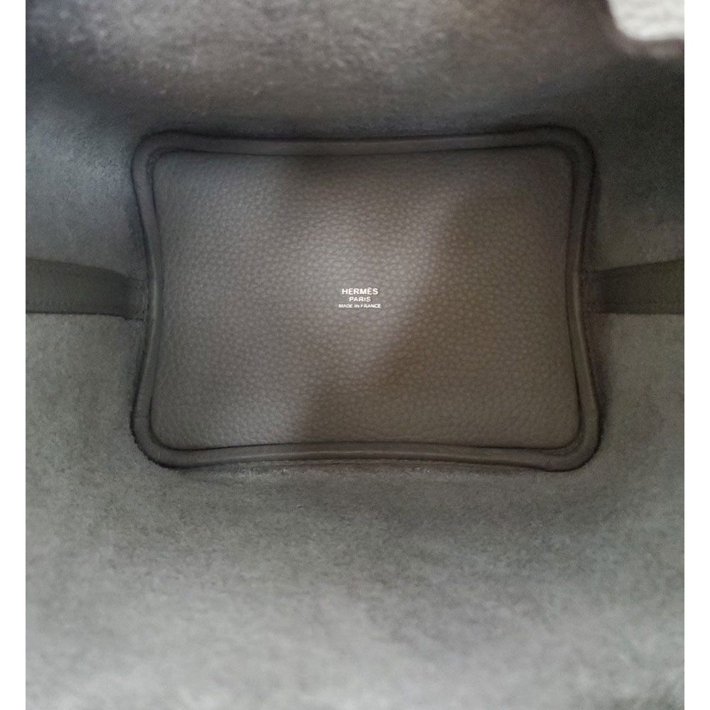 エルメス HERMES ピコタンロックPM トリヨン グリメイヤ― SV金具 W刻印