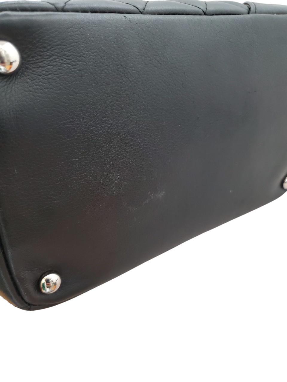 シャネル CHANEL ラムスキン カンボンライン ミディアムトート A25167