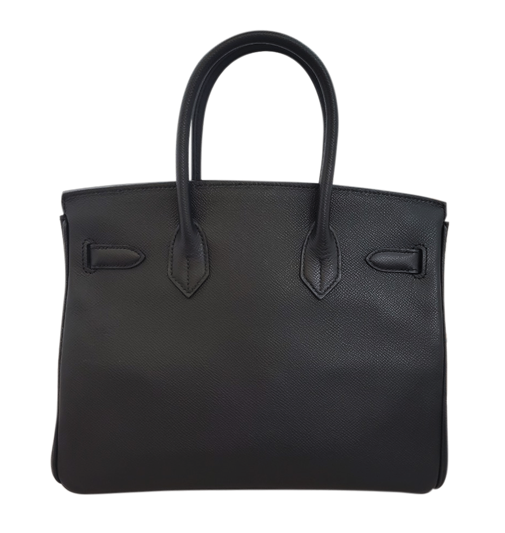 エルメス HERMES バーキン30 エプソン ノワール □K刻印 G金具