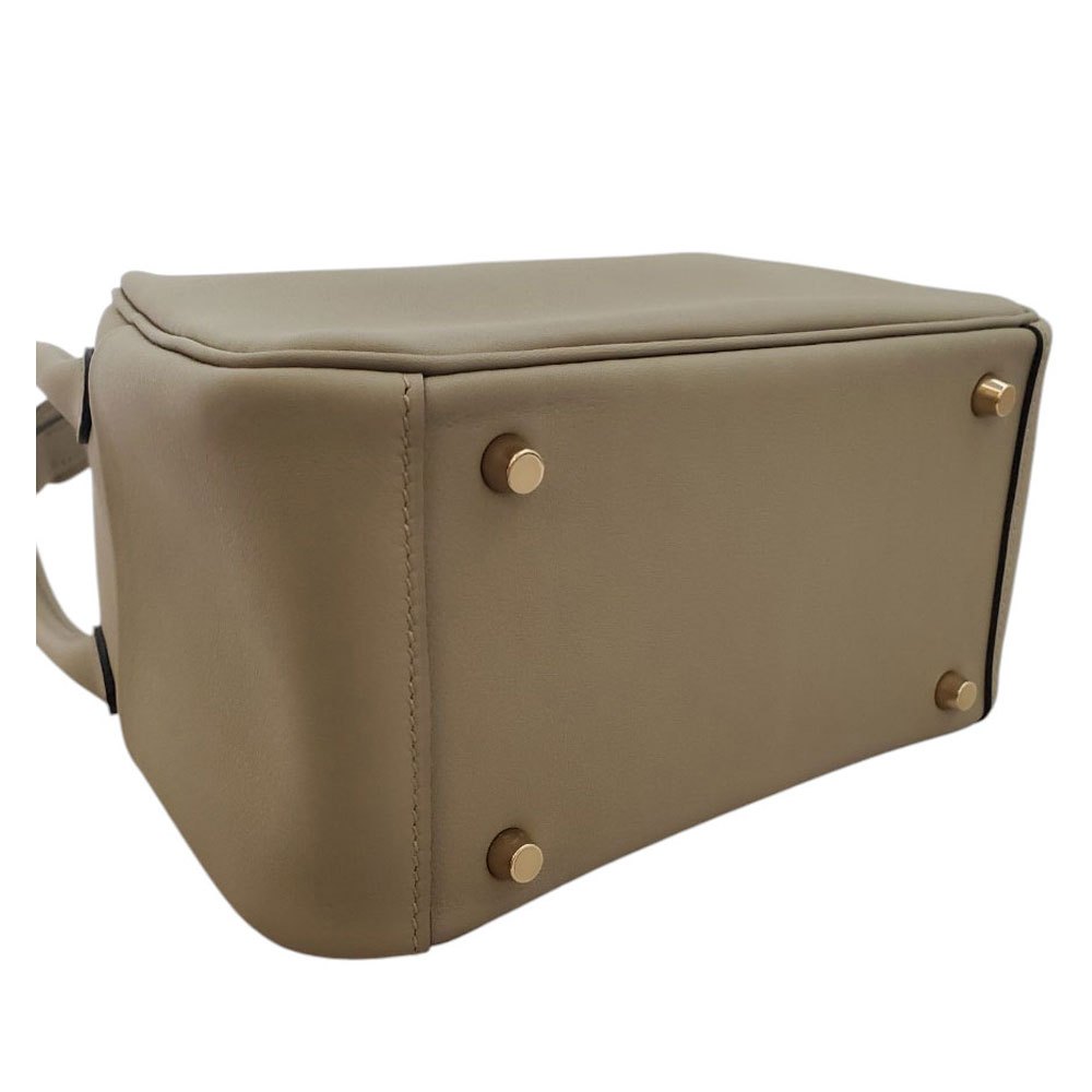 Hermes Lindy Mini Swift Beige Marfa W Engraved G Hardware
