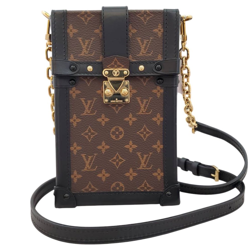ルイヴィトン LOUIS VUITTON モノグラム ポシェットトランク ヴェルティカル M63913
