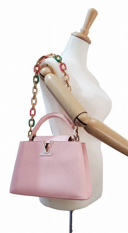 Louis Vuitton Capucines BB M21643 Taurillon Rose Jasmine