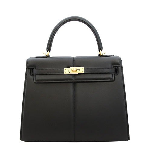 Hermes Kelly 25 Padded Swift Noir