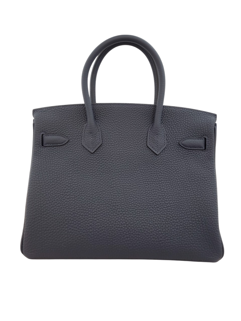 Hermes Birkin 30 Togo Blue Nuit W stamped silver hardware