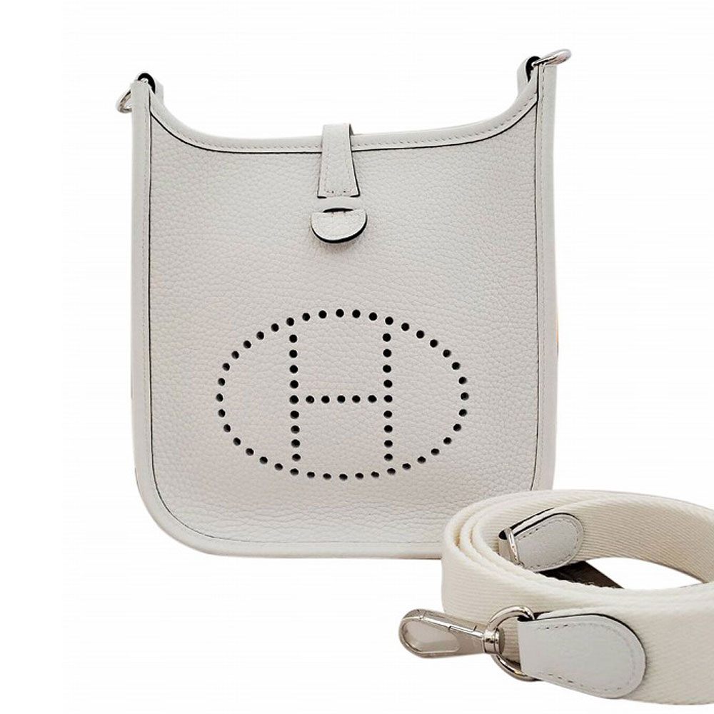 エルメス HERMES エヴリンTPM アマゾン トリヨン ニューホワイト B刻印 SV金具