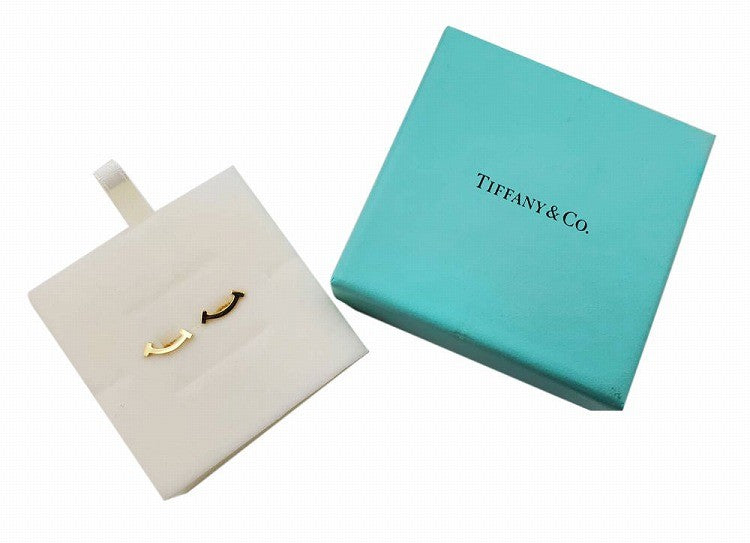 Tiffany & Co. 750YG Smile Earrings