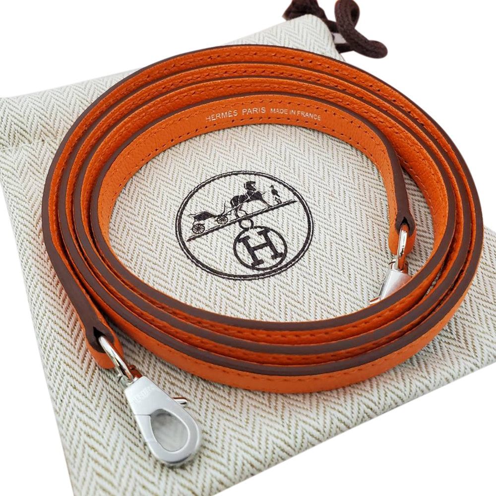 エルメス HERMES ボリード1923ミニ シェーブル オレンジミニアン SV金具 B刻印/MA2406040