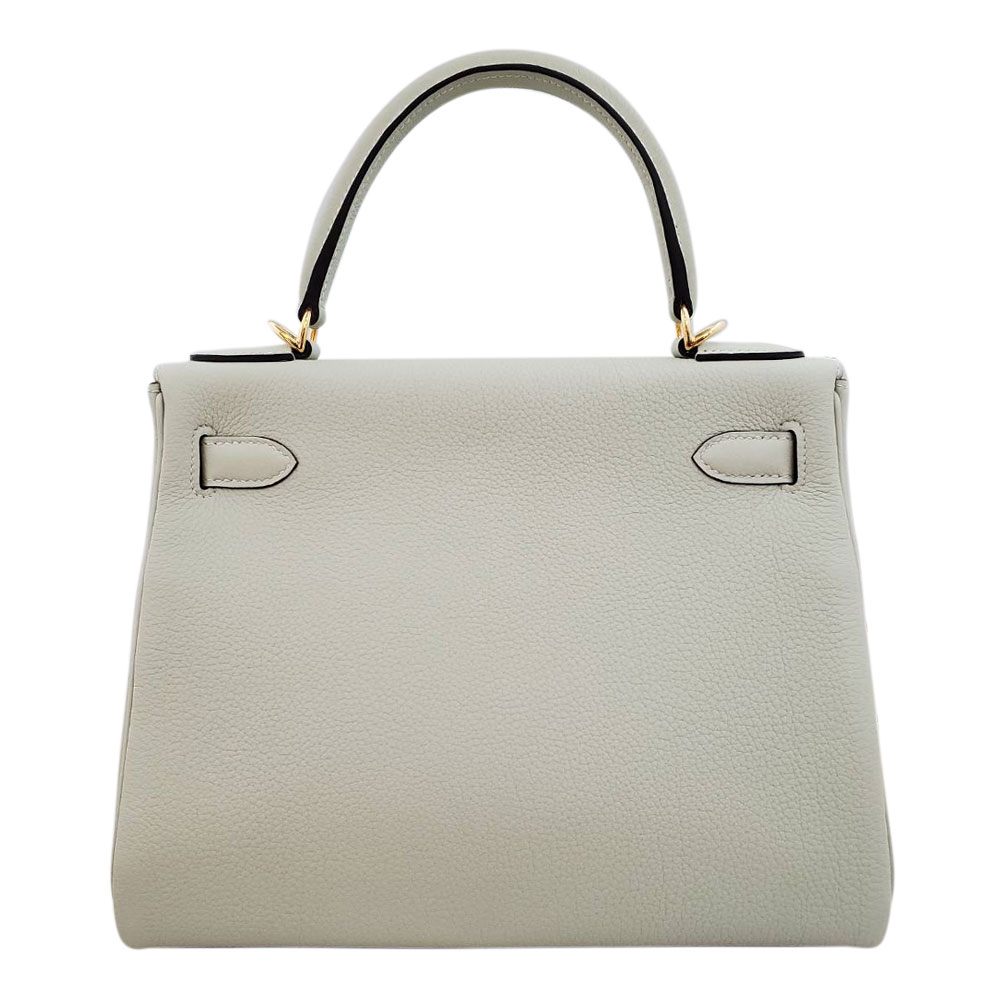 エルメス HERMES ケリー28 トゴ グリネヴェ B刻印 G金具
