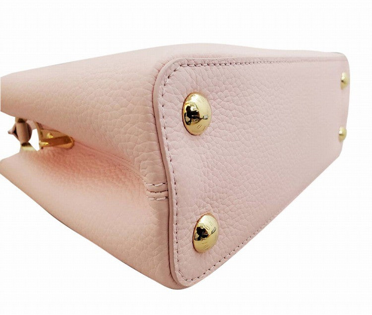 Louis Vuitton Capucines BB M21643 Taurillon Rose Jasmine