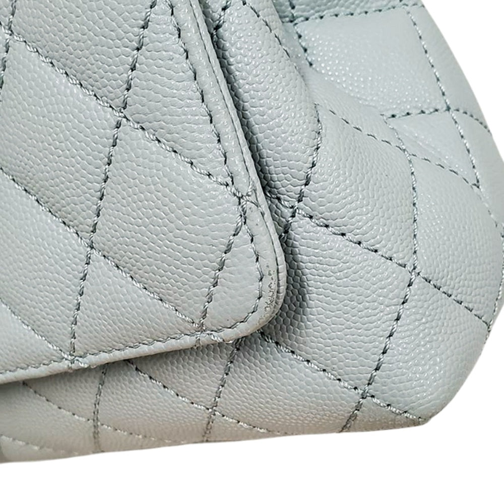 シャネル CHANEL ココハンドルXXS グレー キャビアスキン ショルダーバッグ/PW26055