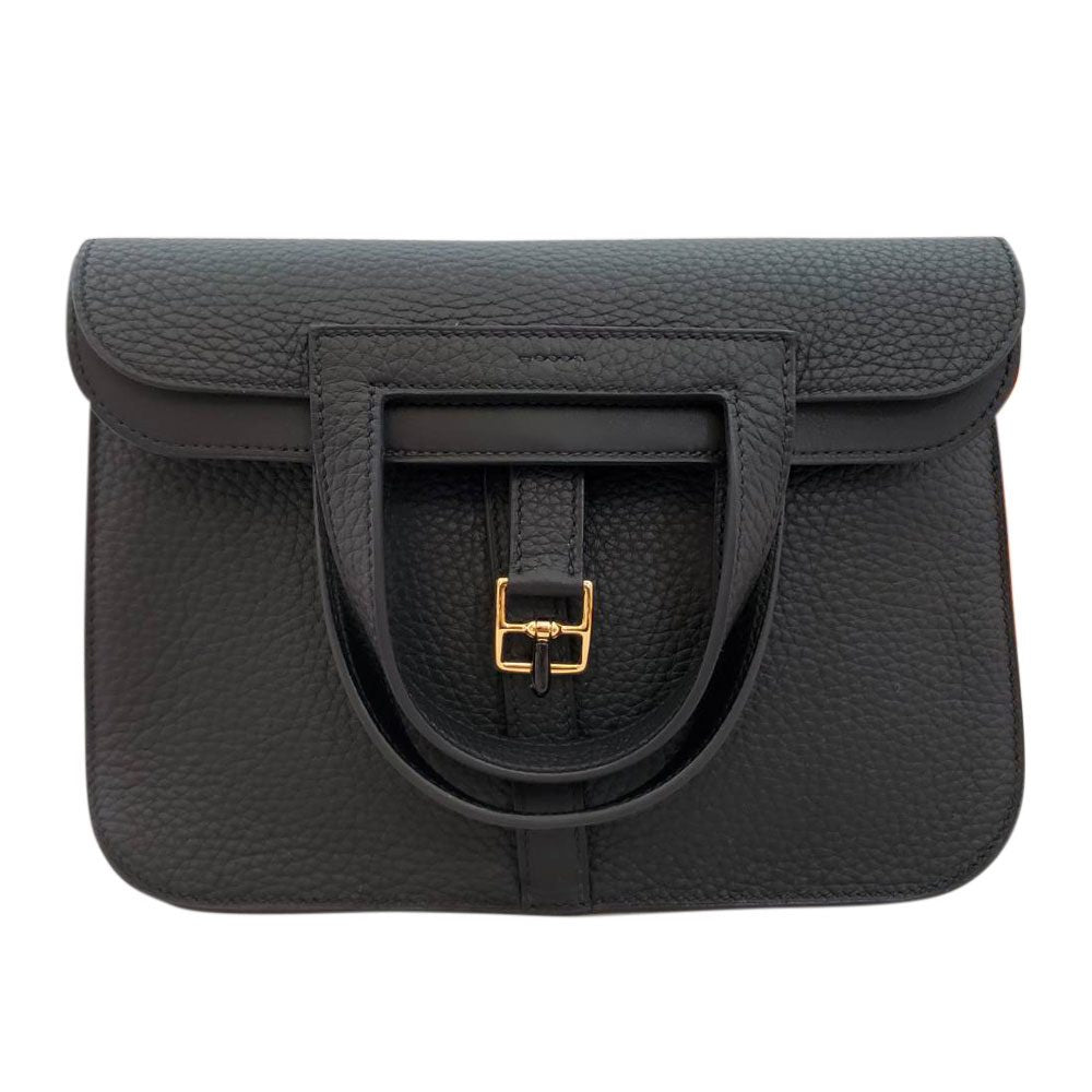 エルメス HERMES アルザン25 トリヨン ノワール B刻印 G金具