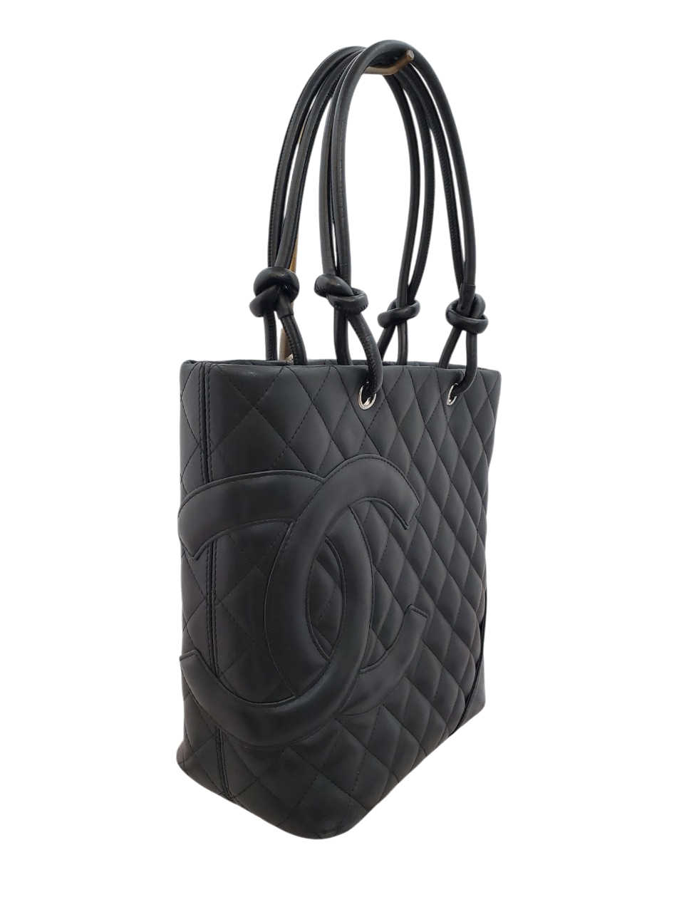 シャネル CHANEL ラムスキン カンボンライン ミディアムトート A25167