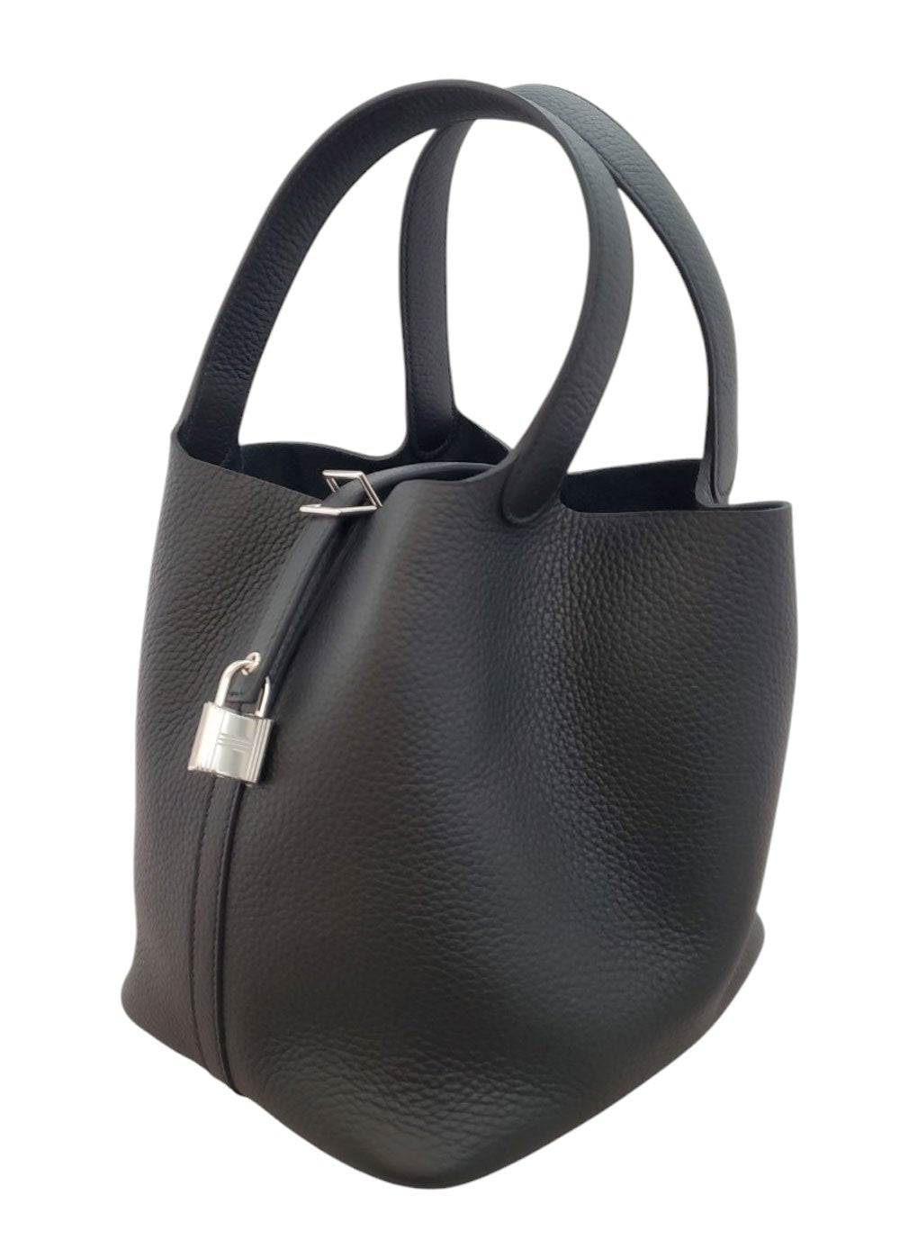 エルメス HERMES ピコタンロックMM トリヨン ノワール W刻印 SV金具