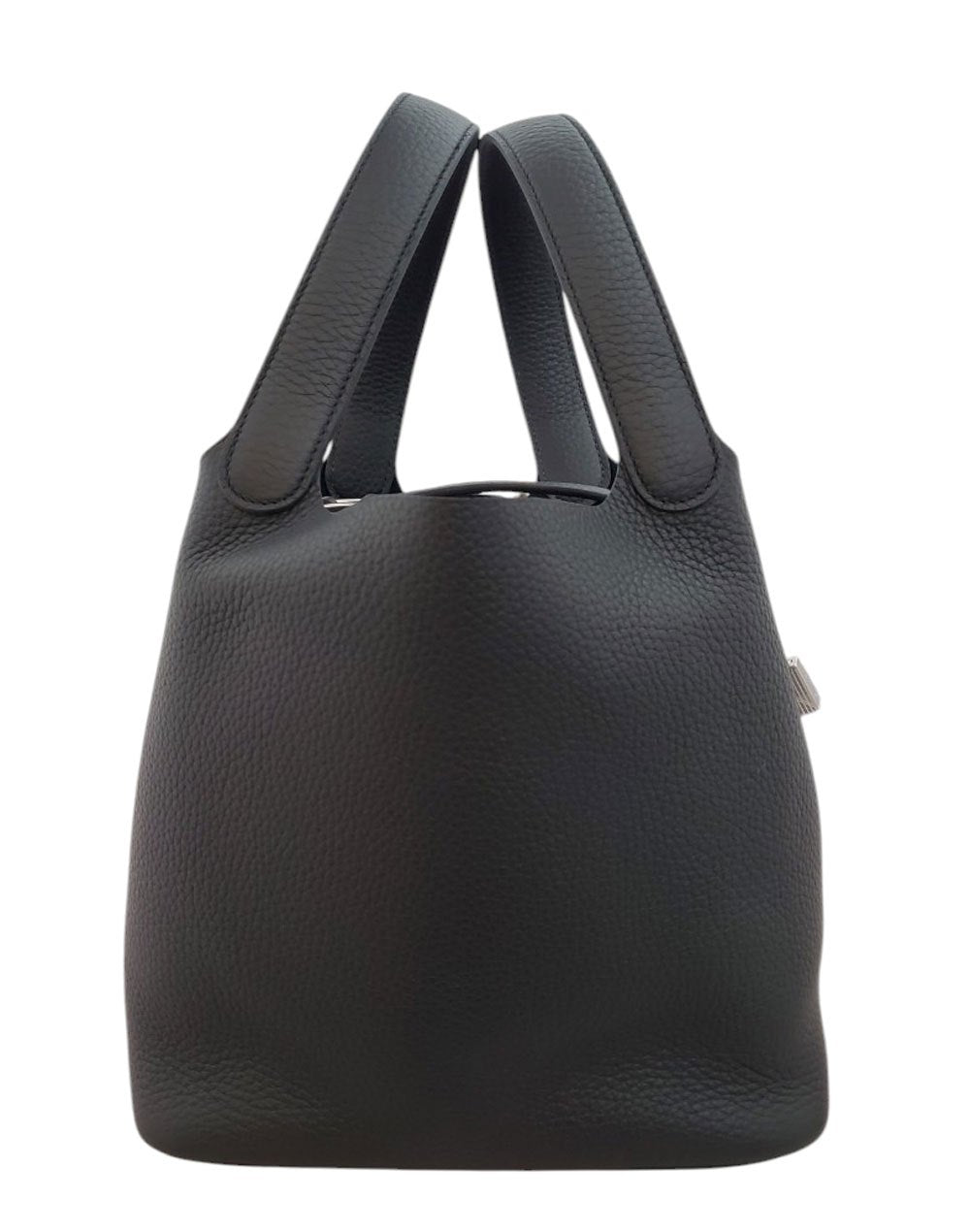 エルメス HERMES ピコタンロックMM トリヨン ノワール W刻印 SV金具