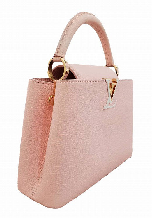 Louis Vuitton Capucines BB M21643 Taurillon Rose Jasmine