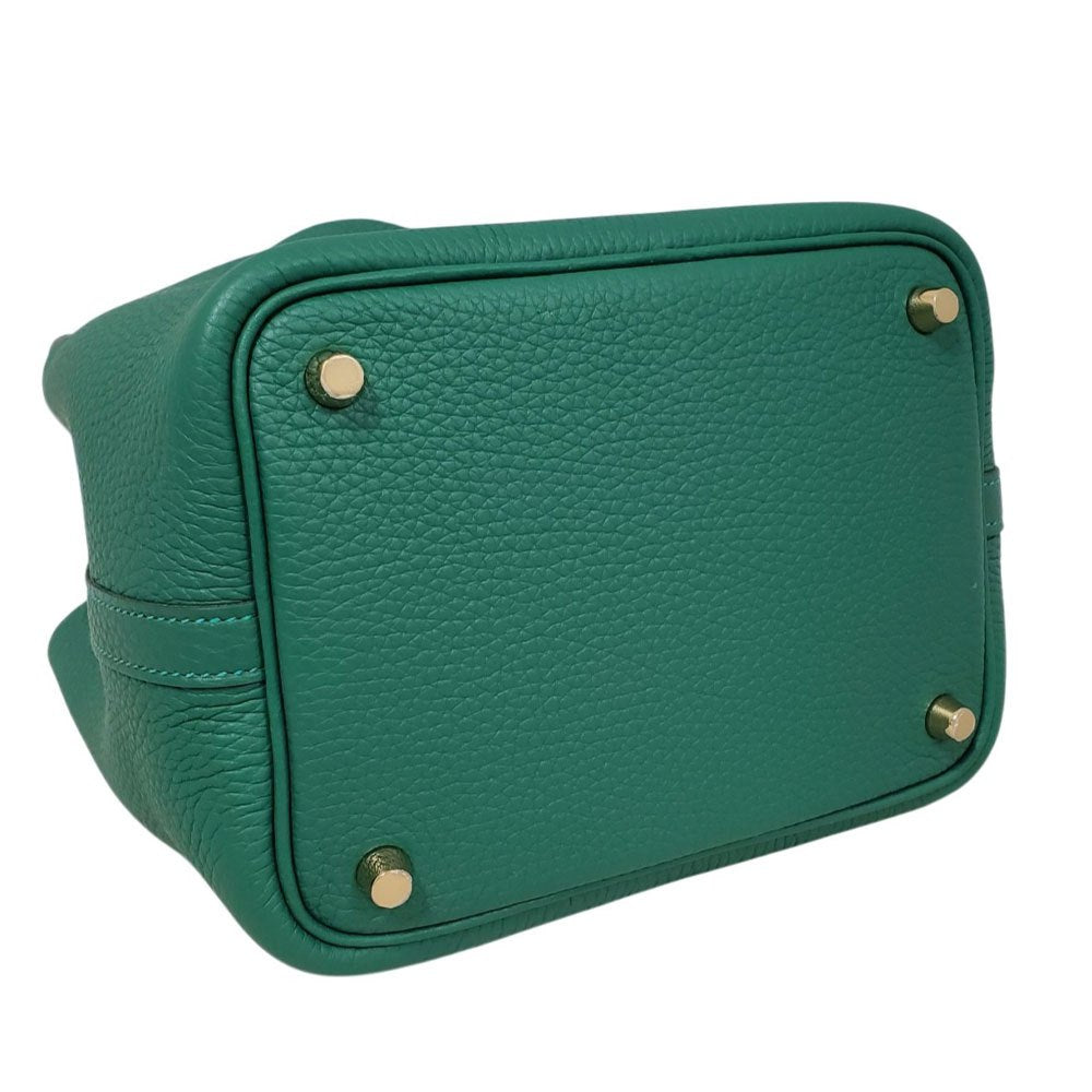エルメス  HERMES  ピコタンロックPMエクラ トリヨン ヴェールヴェルティゴ/ヴェールペパーミント G金具 K刻印/AT2608022