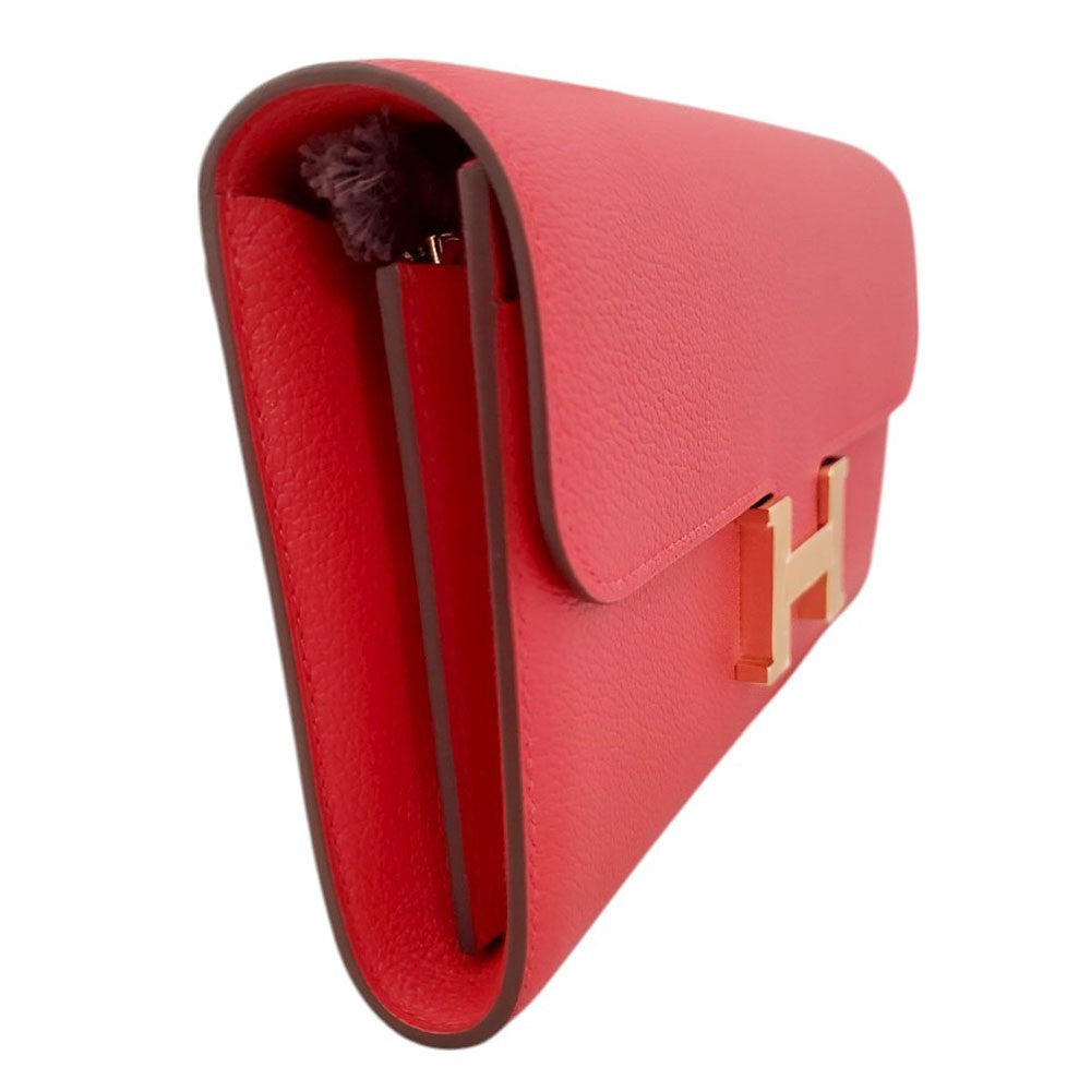 エルメス  HERMES  コンスタンストゥーゴー  ショルダーウォレット  エバーカラー  ルージュラデュー  K刻印  G金具