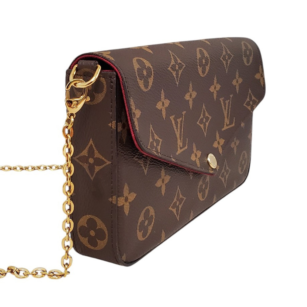 ルイヴィトン  LOUIS  VUITTON  モノグラム  ポシェット・フェリシー  M61276  フューシャ/MA2502004