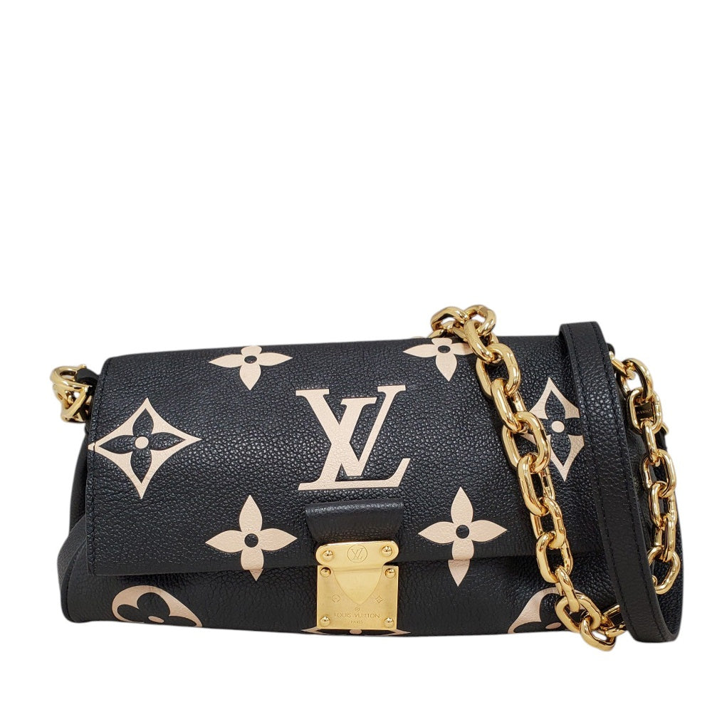 ルイヴィトン  LOUIS  VUITTON  モノグラム・アンプラント  フェイボリットNM  ブラック/ベージュ  M45859/MA2602009