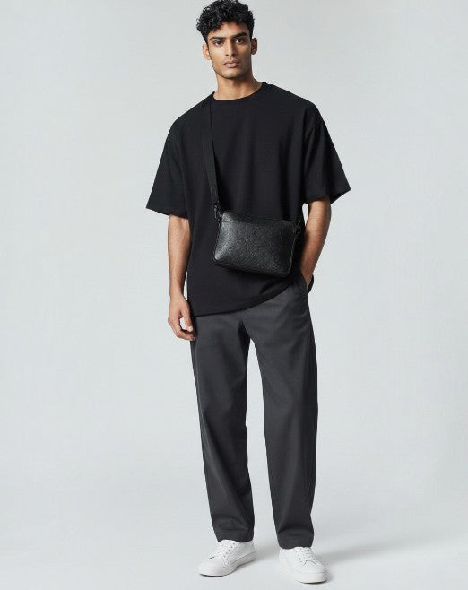 ルイヴィトン  LOUIS  VUITTON   デュオメッセンジャーショルダーバッグ  モノグラム・シャドウ  M69827/MA2508011