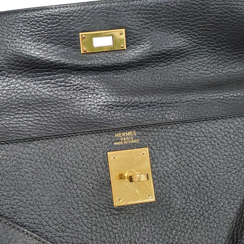 エルメス  HERMES  ケリー32  アルデンヌ  ノワール  G金具  □C刻印/MA2602021