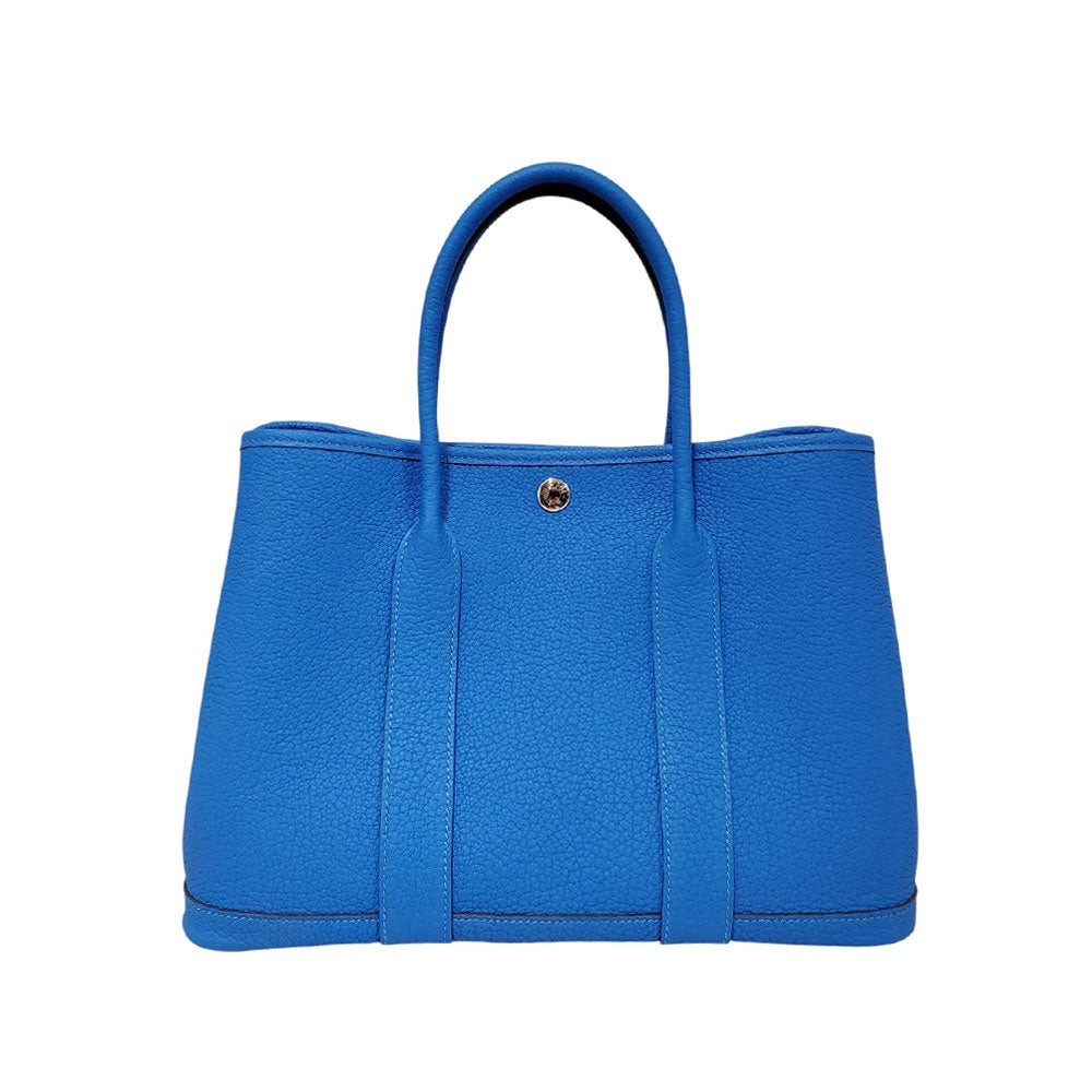 エルメス  HERMES  ガーデンパーティTPM  ネゴンダ  ブルーイドラ  SV金具  W刻印/MA2410023