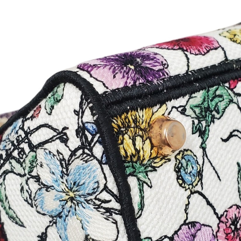 ディオール  Dior  レディD-LITE  ミディアム  フロレジオ  2WAY  ハンドバッグ  ショルダーバッグ/PW26065