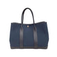 エルメス  HERMES ガーデンパーティTPM ネイビー トワル  D刻印  SV金具/MA2606002
