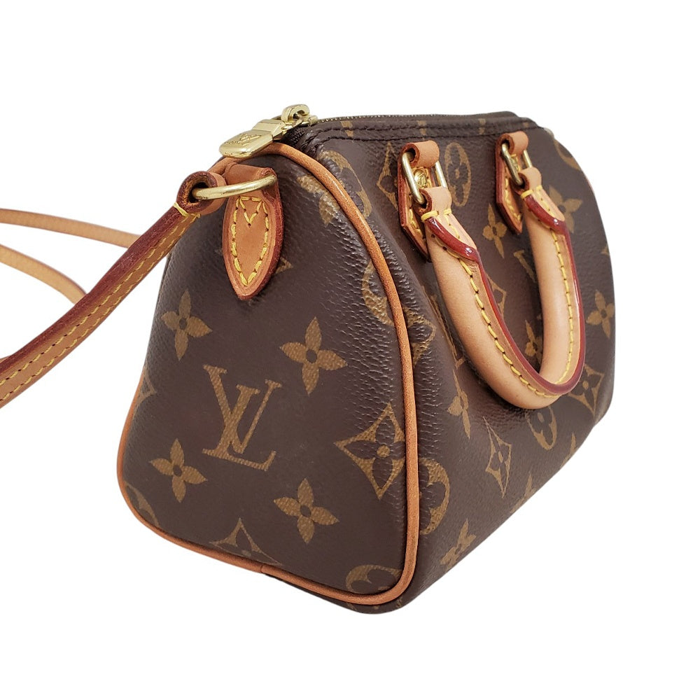 ルイヴィトン LOUIS VUITTON モノグラム ナノスピーディ M61252