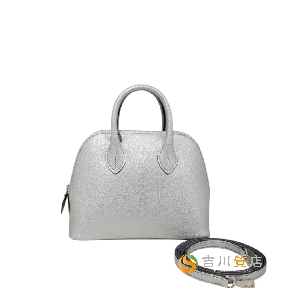 エルメス  HERMES  ボリード1923 ミニ シェーブルシャムキライト アルジャン SV金具 K刻印/AT2609045