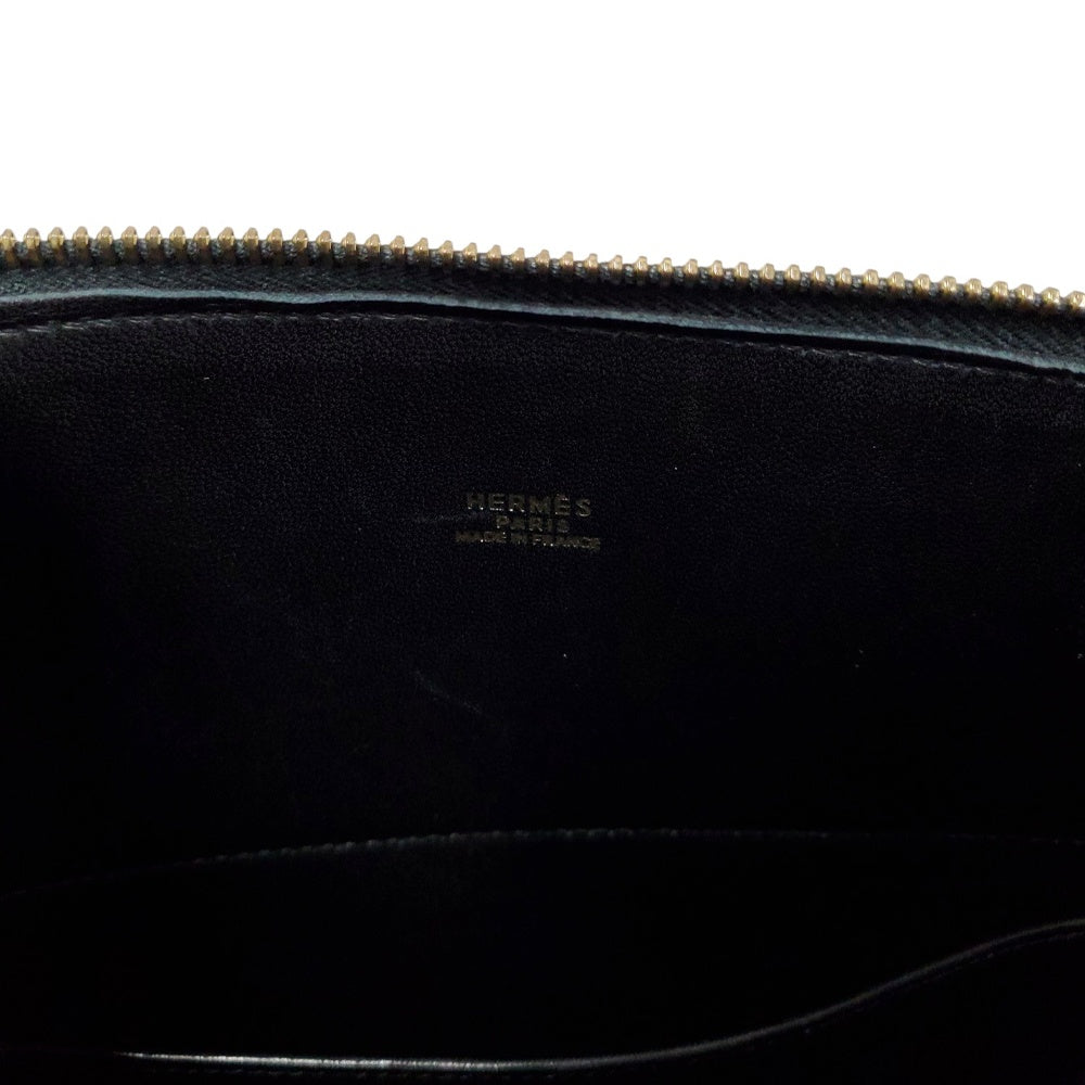 エルメス HERMES ボリード31 ボックスカーフ ノワール G金具 〇Z刻印