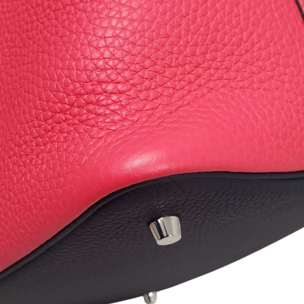 エルメス  HERMES  ピコタンロックMMカザック  トリヨン  ローズエクストリーム/ブルーニュイ  SV金具  Y刻印/MA2609035
