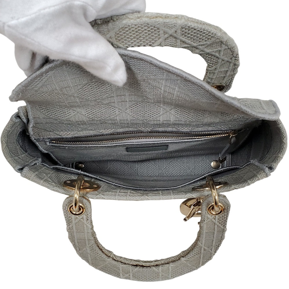 ディオール Dior レディディオール D-Lite ミディアム ハンドバッグ