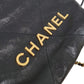 シャネル CHANEL  シャイニーカーフスキン  CHANEL22  ミニ  パールチェーン  ショルダーバッグ  AS3980/PW25053