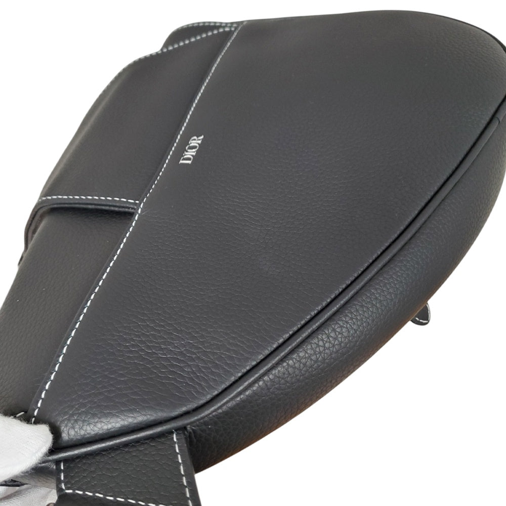 クリスチャン ディオール Christian Dior  レザー  サドルバッグ  ブラック/MA2603009