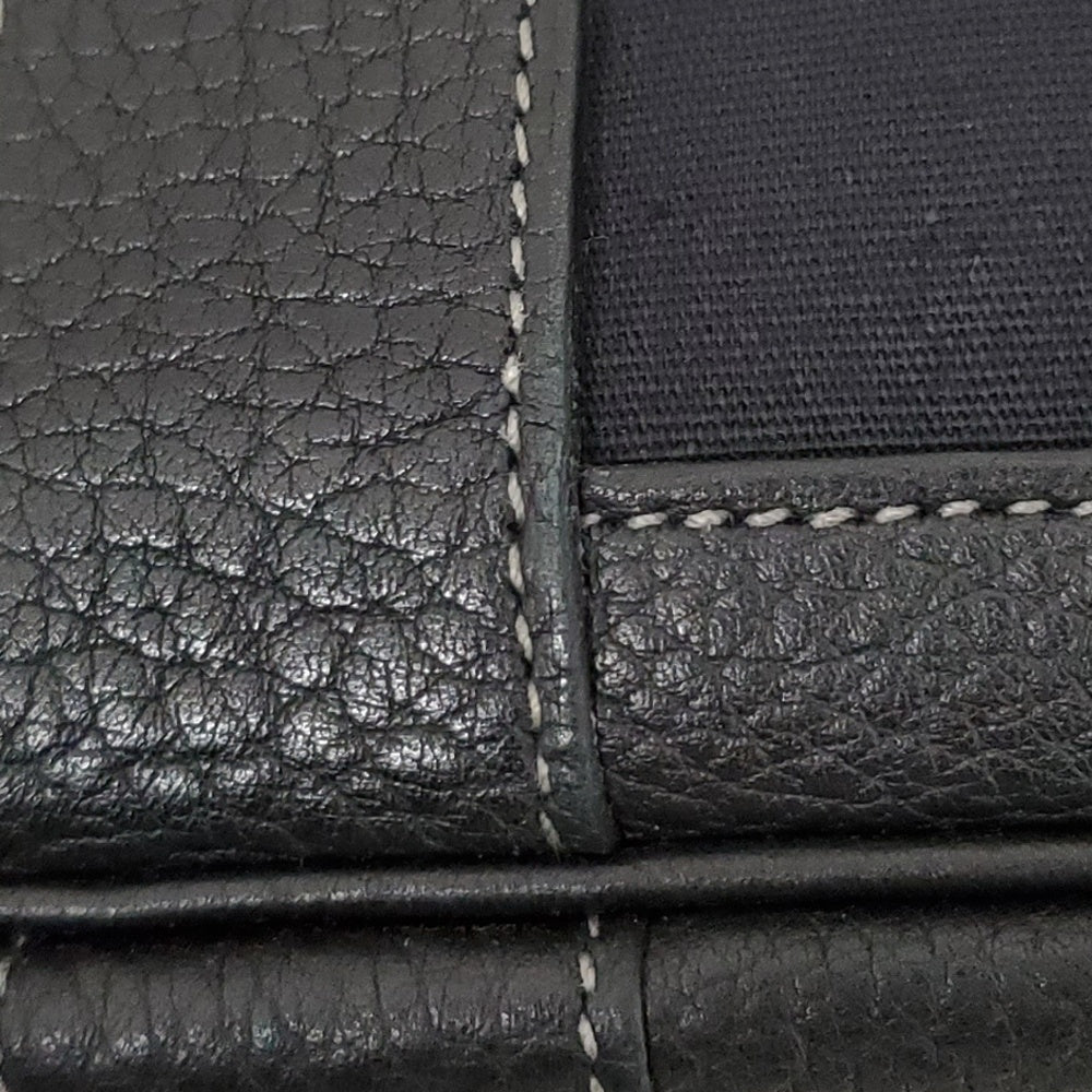 エルメス  HERMES  ガーデンパーティPM  トワルオフィシエ  ノワール  SV金具  □I刻印/MA2504011