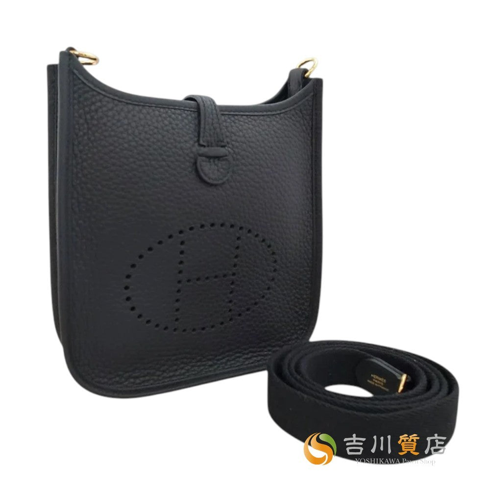 エルメス  HERMES  エヴリンTPM  アマゾン  トリヨン  ノワール  SV金具  W刻印/MA2409069